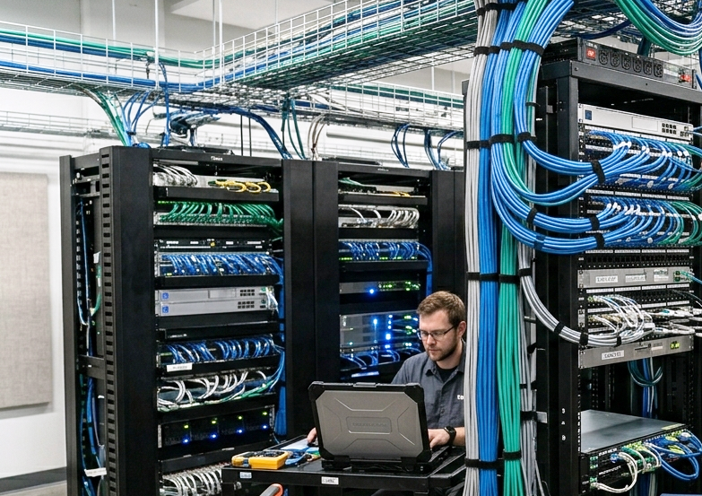 Instalación de cableado estructurado profesional